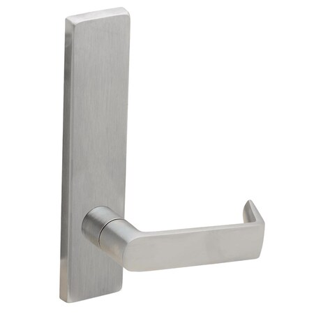Schlage Grade 1 Full Dummy Trim Mortise Lock, 06 Lever, L Escutcheon, Satin Chrome Finish, Field Reversible L0172 06L 626